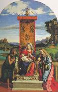 CIMA da Conegliano The Madonna and Child with St John the Baptist and Mary Magdalen dfg oil